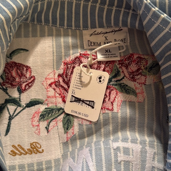 Denim and Bone Romeo Patched Jacket Free People - Picture 16 of 17